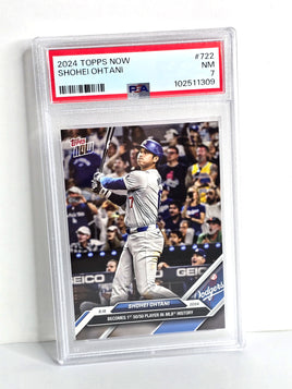Shohei Ohtani Baseball Card 2024 Topps Now No. 722