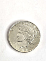 Silver Coin 1925 US Peace Dollar 90% Silver
