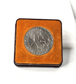 Silver Coin 1977 Gb Queen Elizabeth