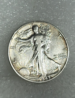 U.S. Mint 1943 Silver Coin Half Dollar Walking Liberty - Grade Very Fine
