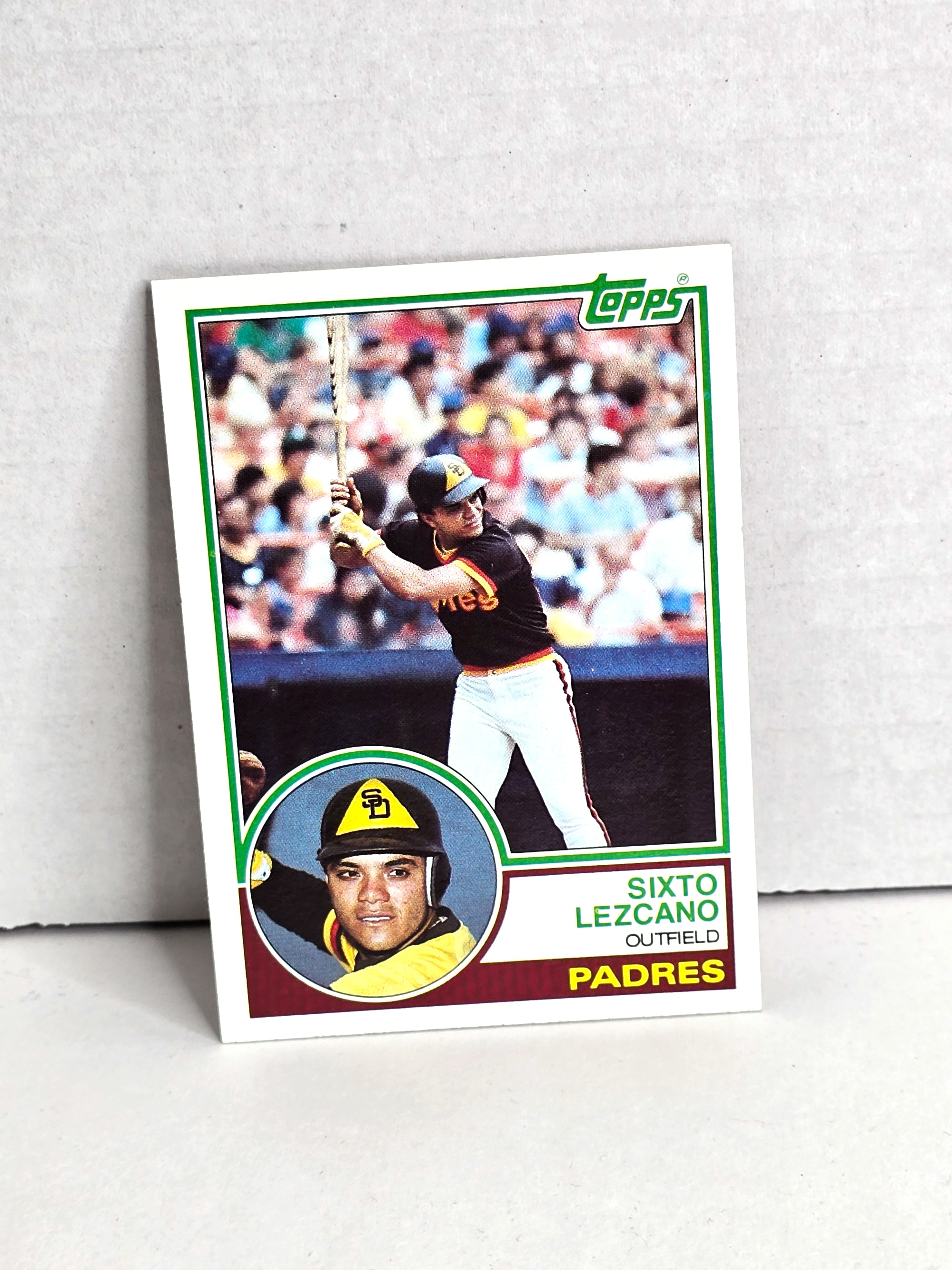 Sixto Lezcano Padres Baseball Card 1983 Topps No. 455