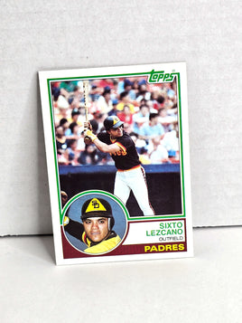 Sixto Lezcano Padres Baseball Card 1983 Topps No. 455