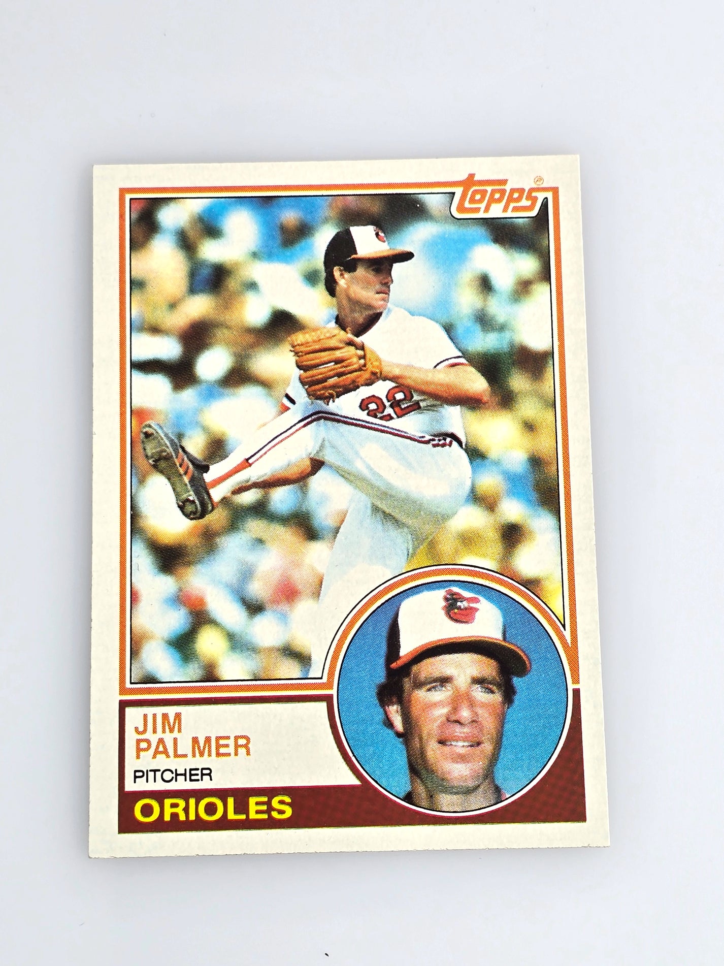 Jim Palmer Baseball Card 1983 Topps No. 490