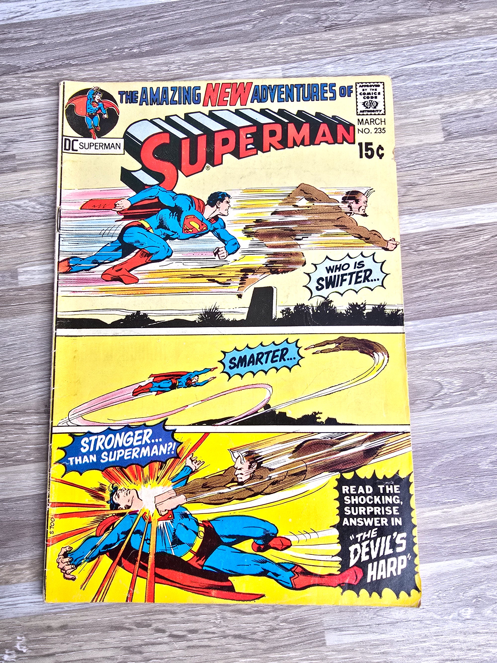 Superman Comic Book 1971 March No. 235