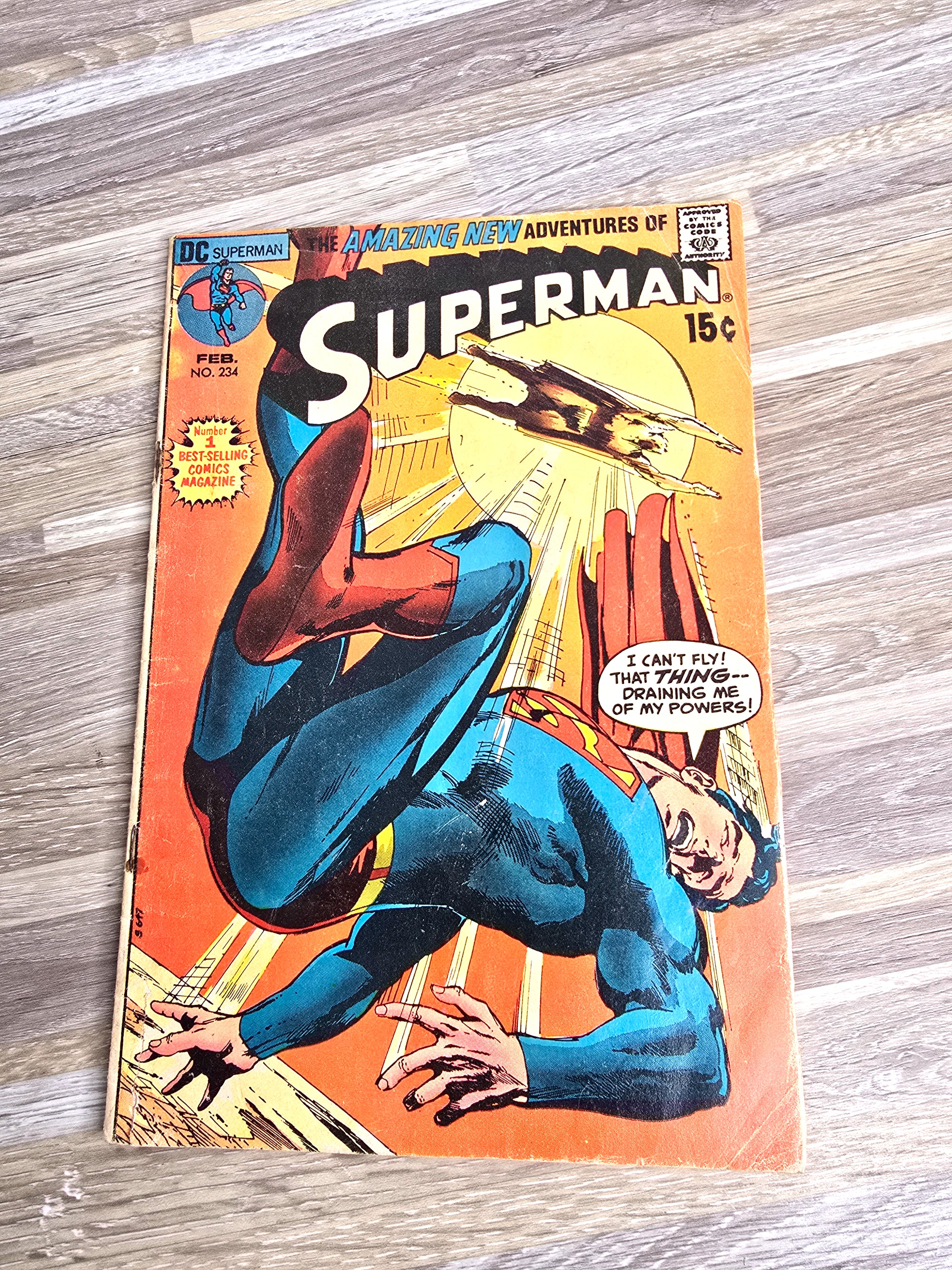 Superman DC Comic Book 1971 February No. 234