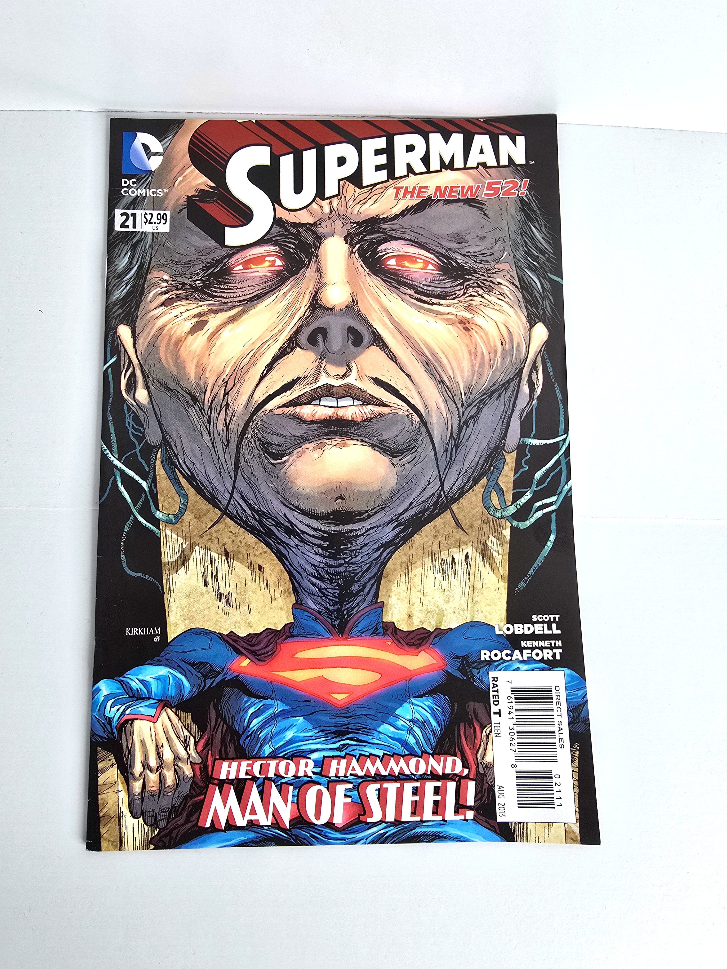Superman DC Comic Book August 2013 Volume 21