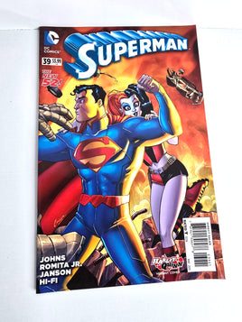 Superman Harley Quinn DC Comic Book May 2015 Volume 39