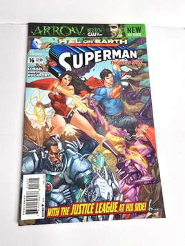 Superman Hell on Earth Justice League DC Comic Book March 2013 Volume 16