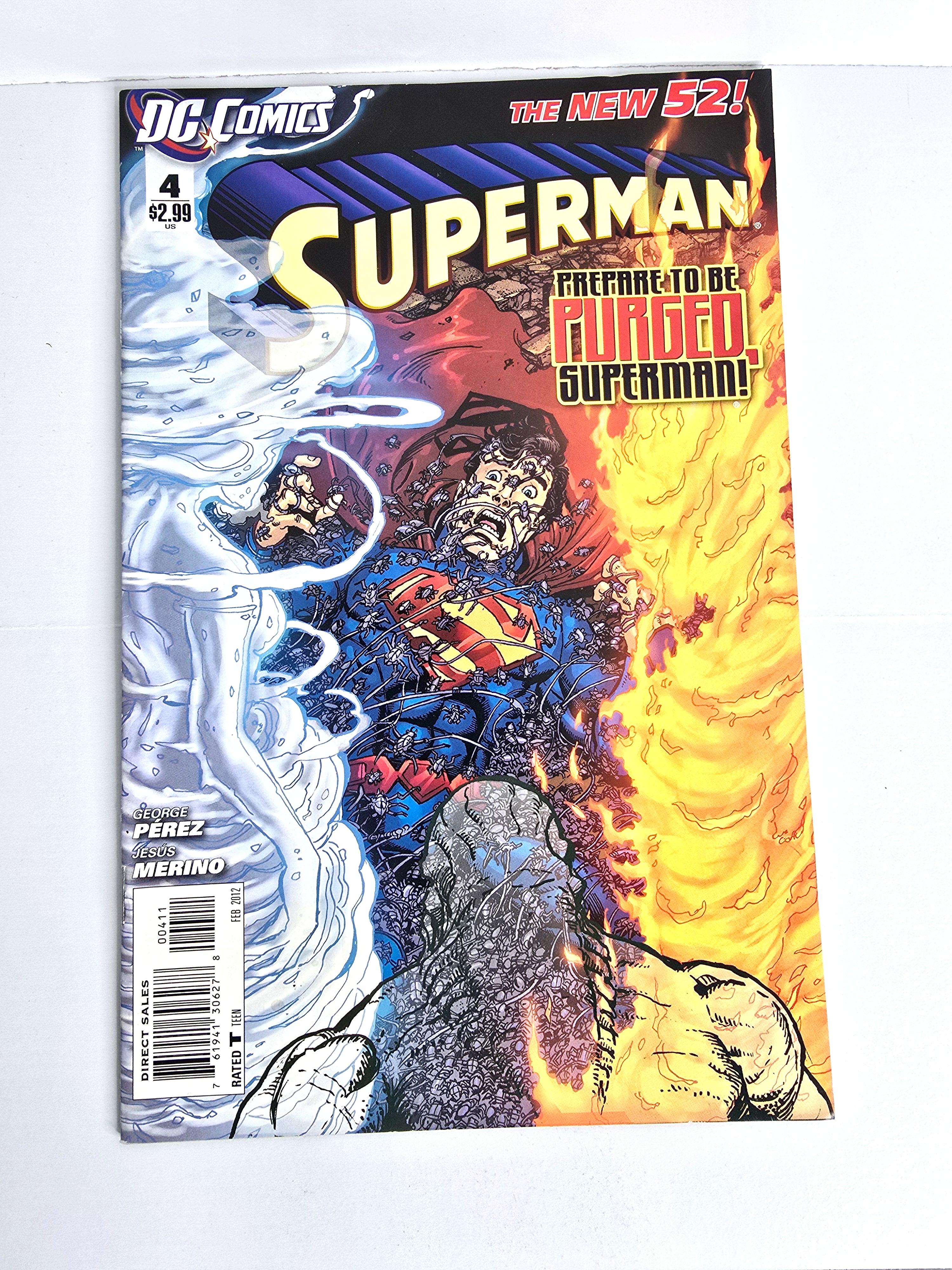 Superman Prepare to Be Purged Superman February 2012 Volume 4