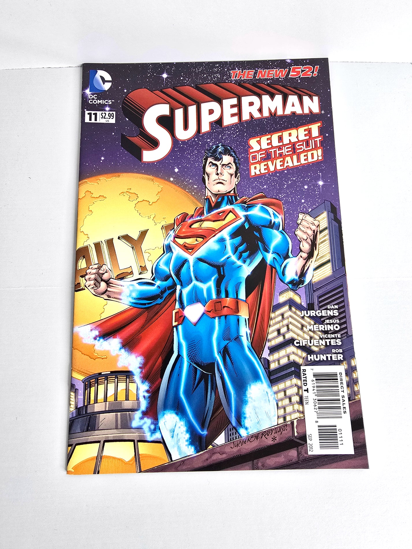 Superman Secret of the Suit Revealed DC Comic Book September 2012 Volume 11