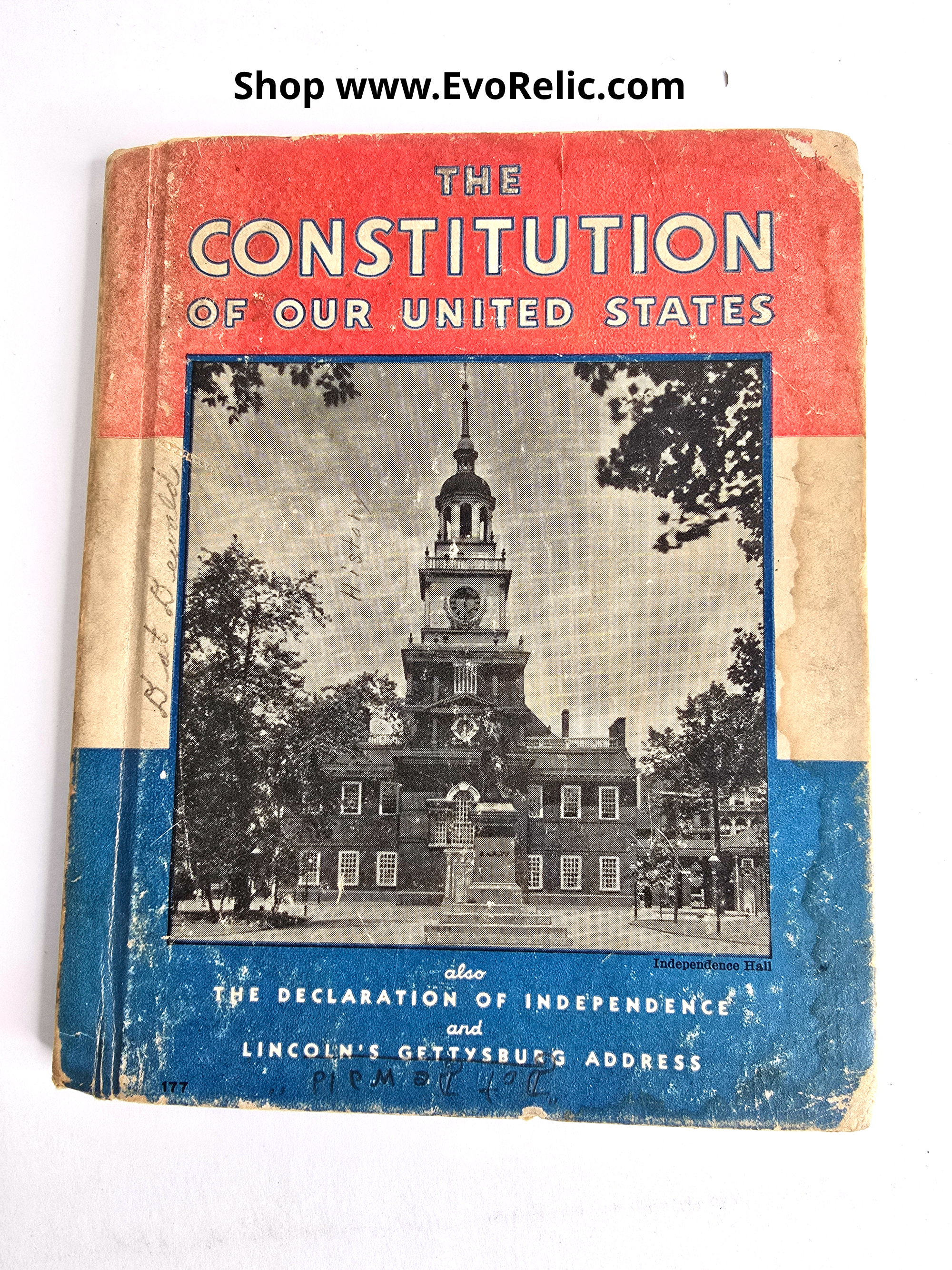 The Constitution of Our United States Published 1936 Rand McNally
