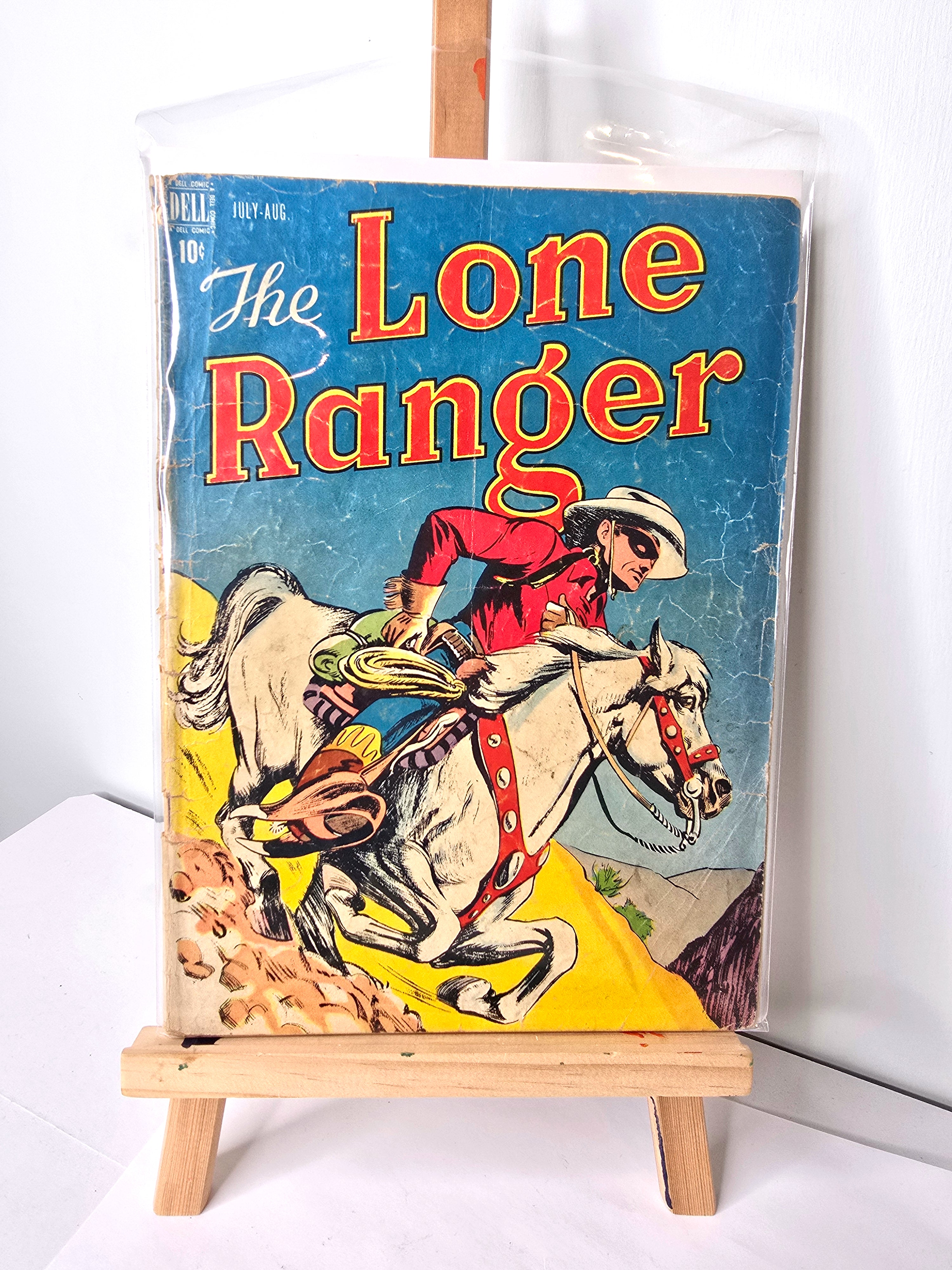 1948 The Lone Ranger #4 Dell Comic - Rare Collectible