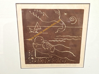 The Lovers Painting Watercolor