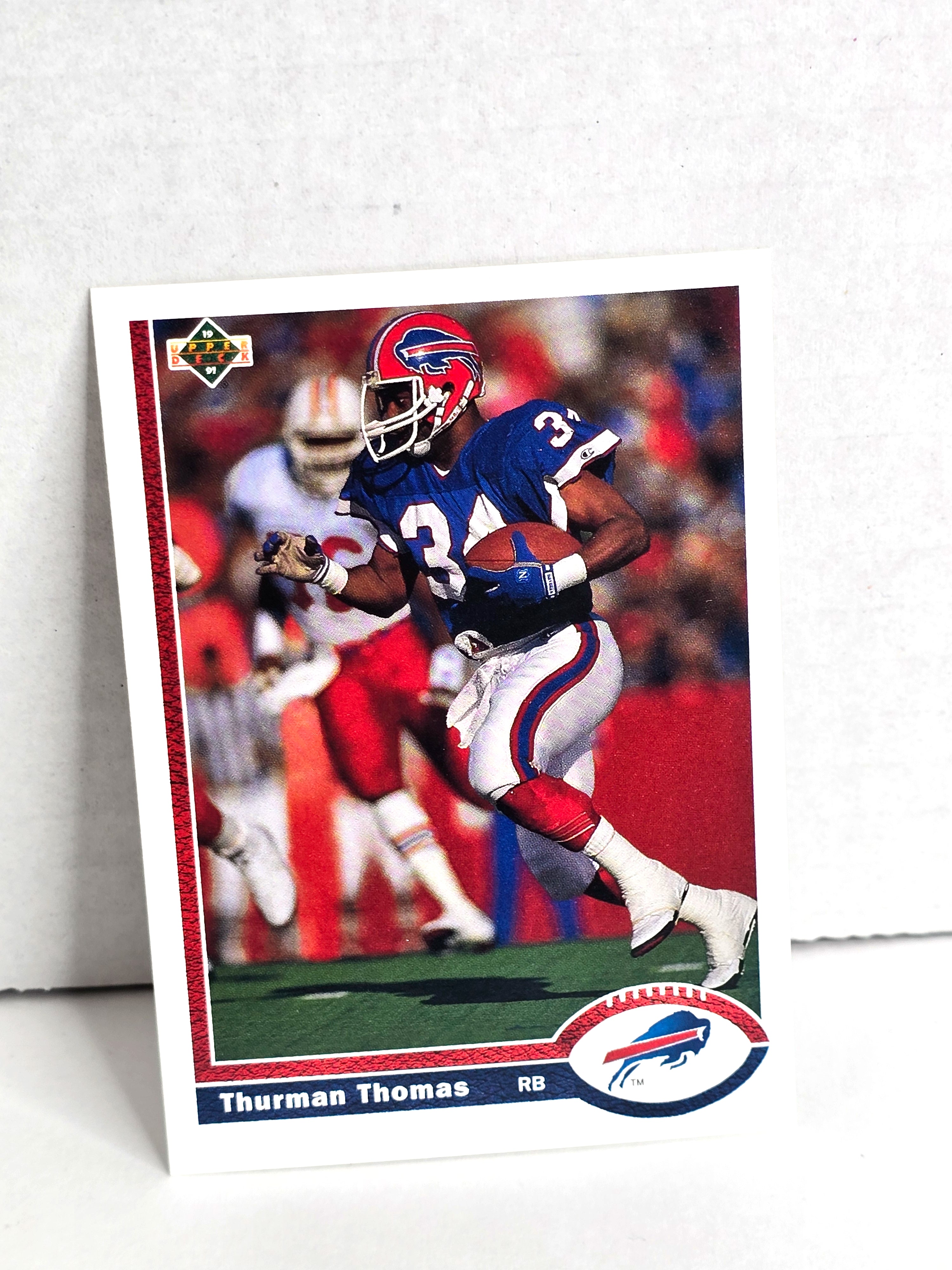 Thurman Thomas Buffalo Bills Football Card 1991 Upper Deck No. 356