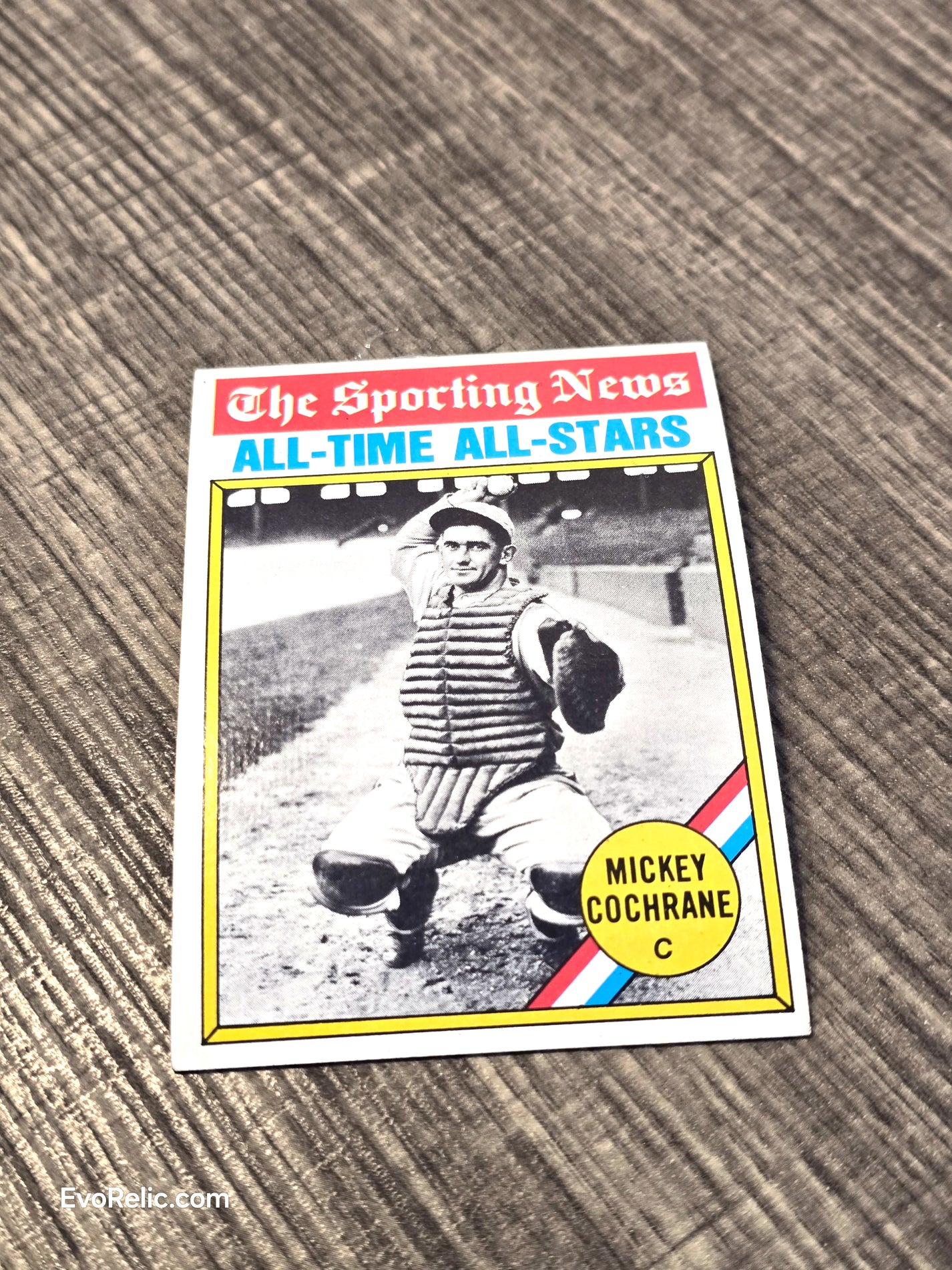 Tigers Baseball Card 1976 Mickey Cochrane Topps No 348