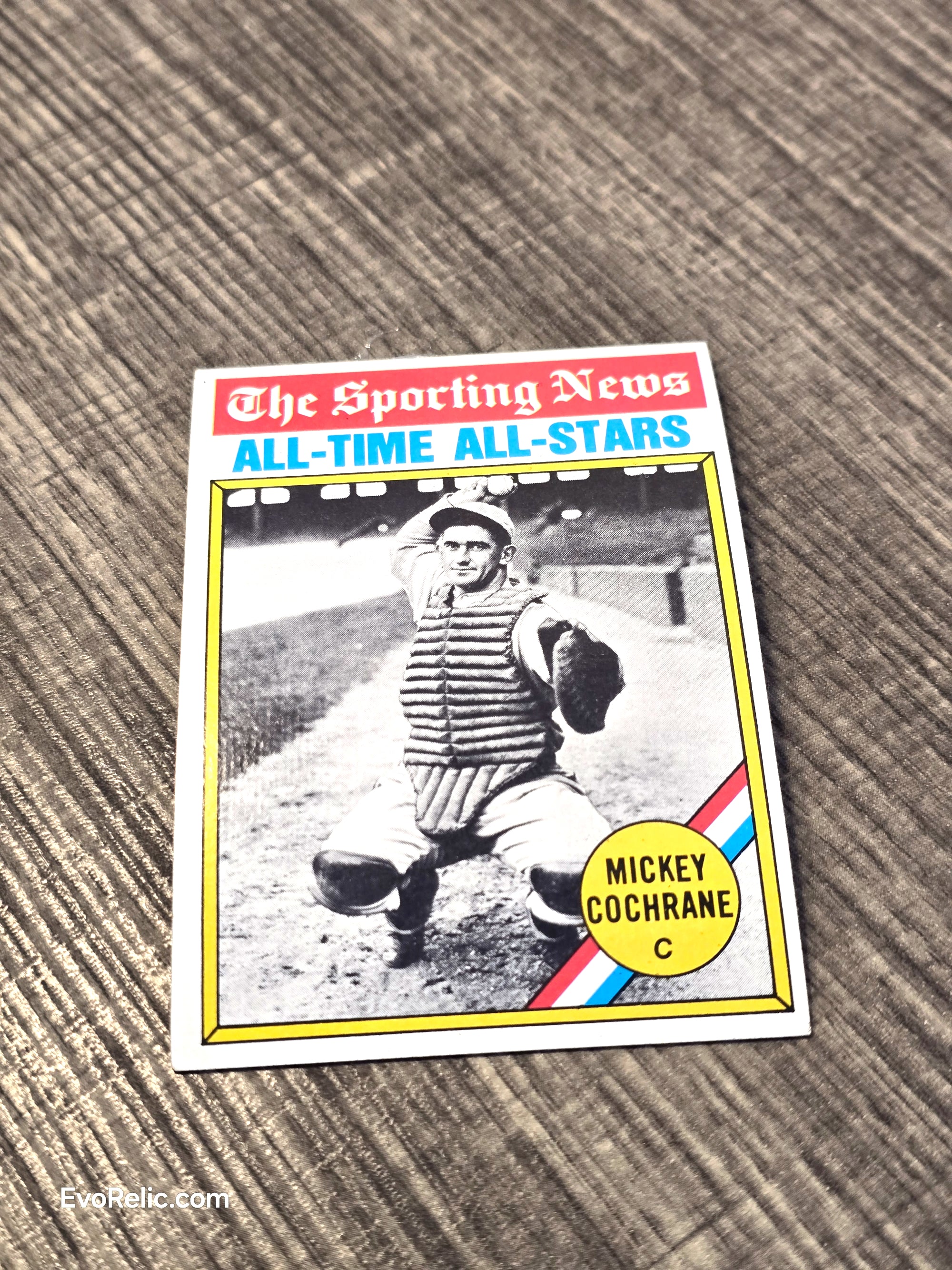 Tigers Baseball Card 1976 Mickey Cochrane Topps No 348