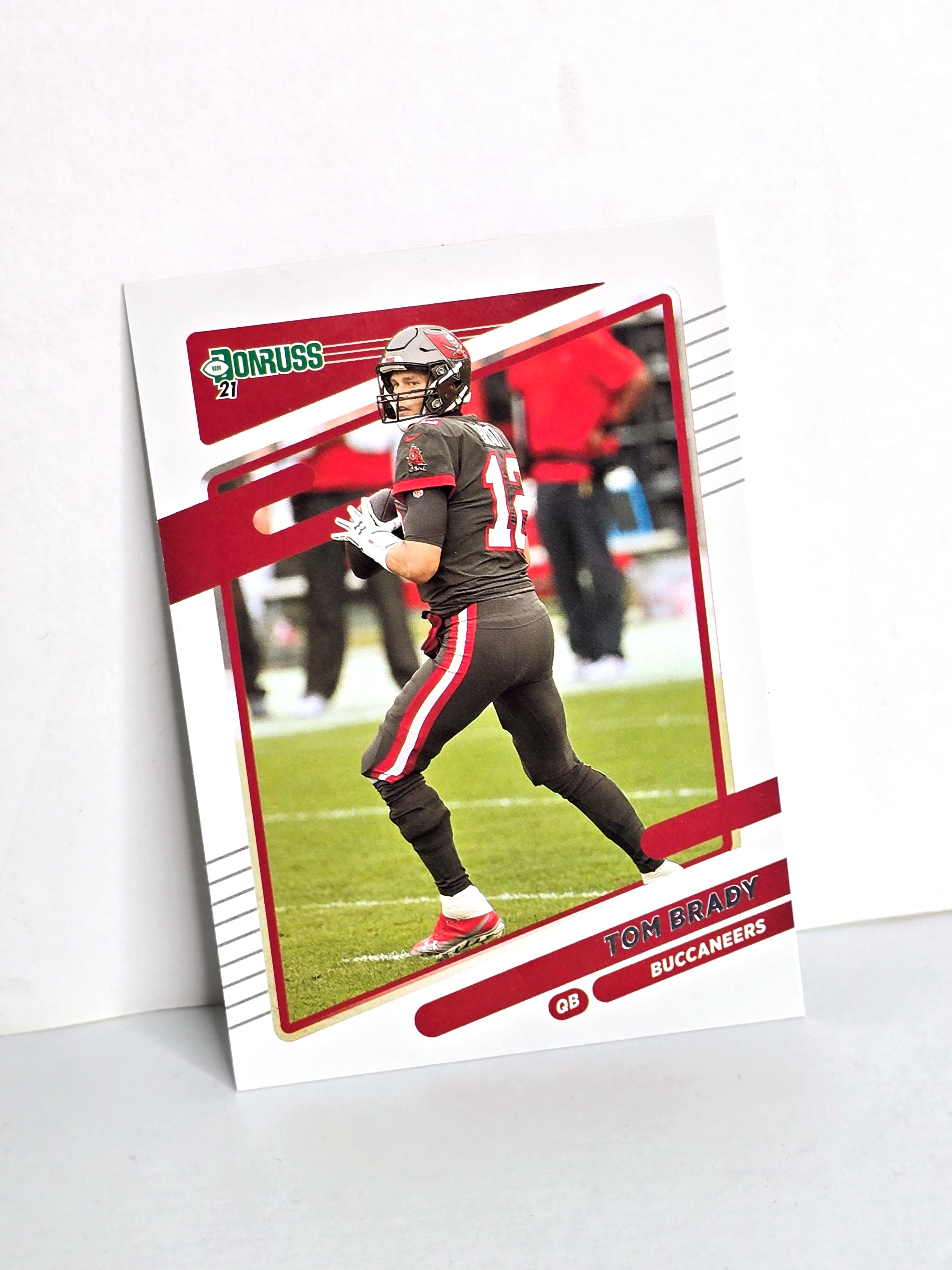 Tom Brady Football Card 2021 Panini Donruss No. 1