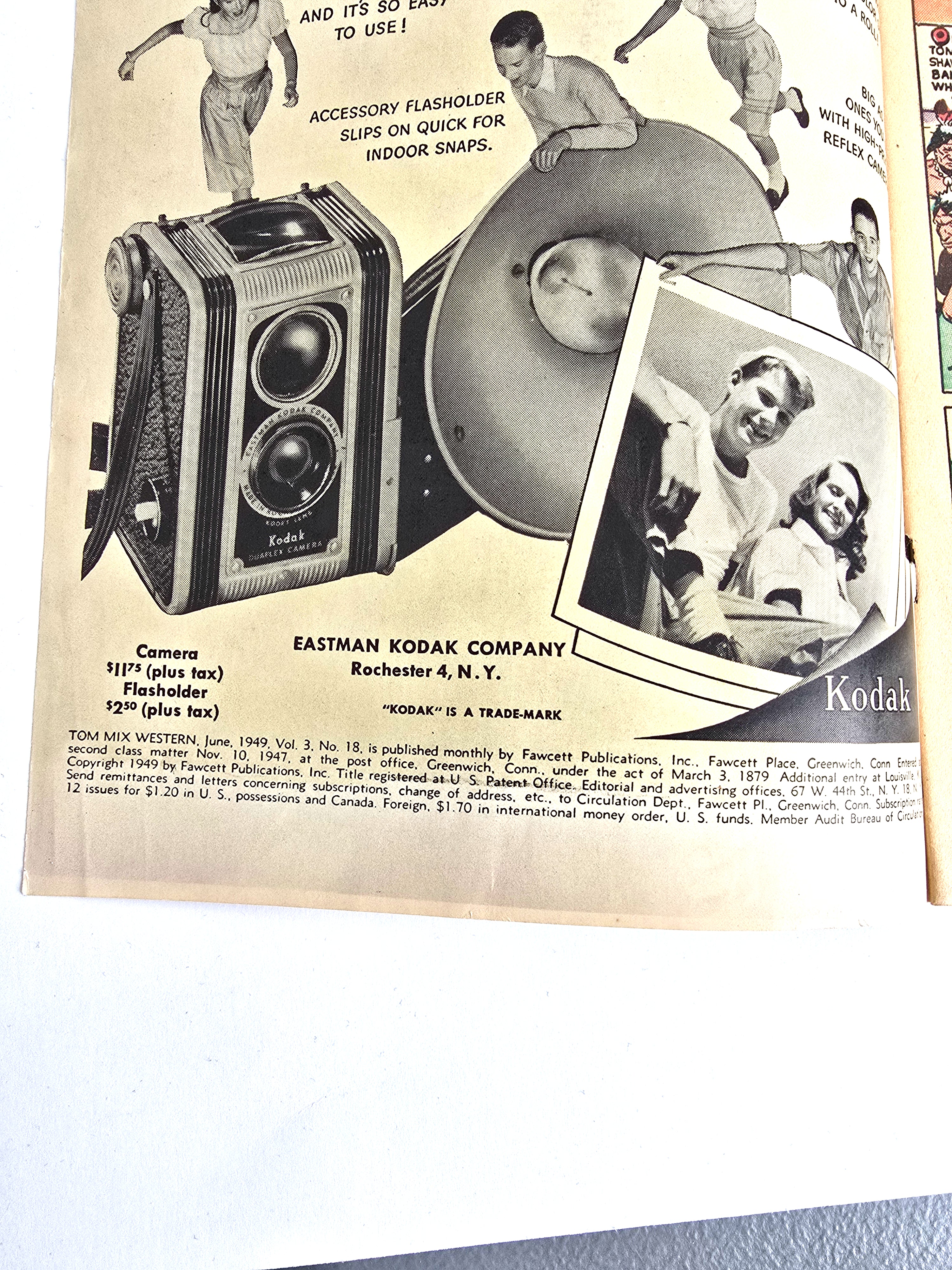 1949 Tom Mix Western Comicbook June Vol. 3 No. 10