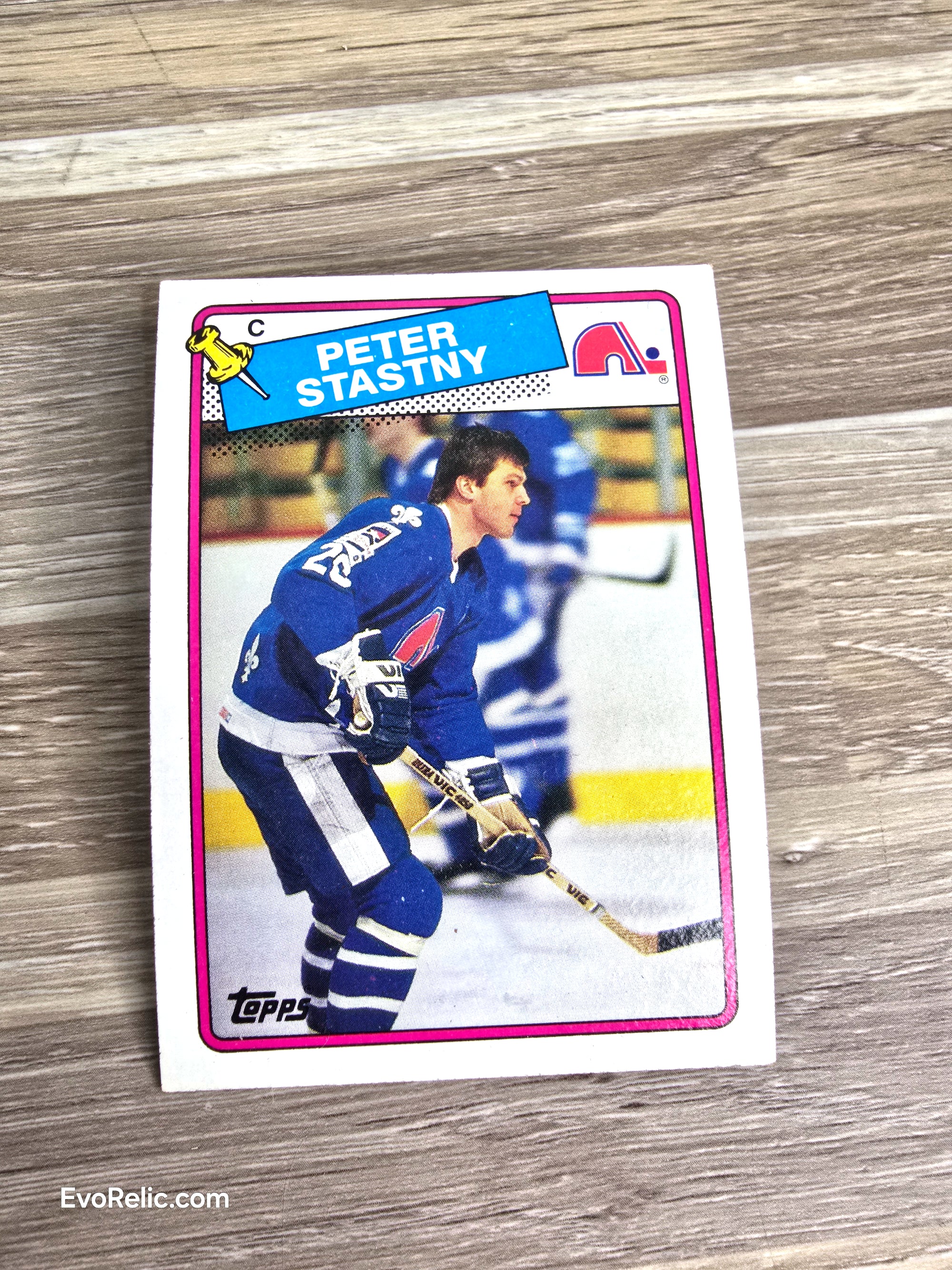 Topps Hockey Card 1988 Peter Stastny Nordiques No 22