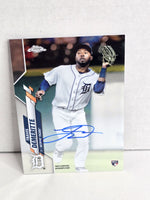 Travis Demeritte Signed Tigers Rookie Baseball Card 2020 Topps No. RA-TD