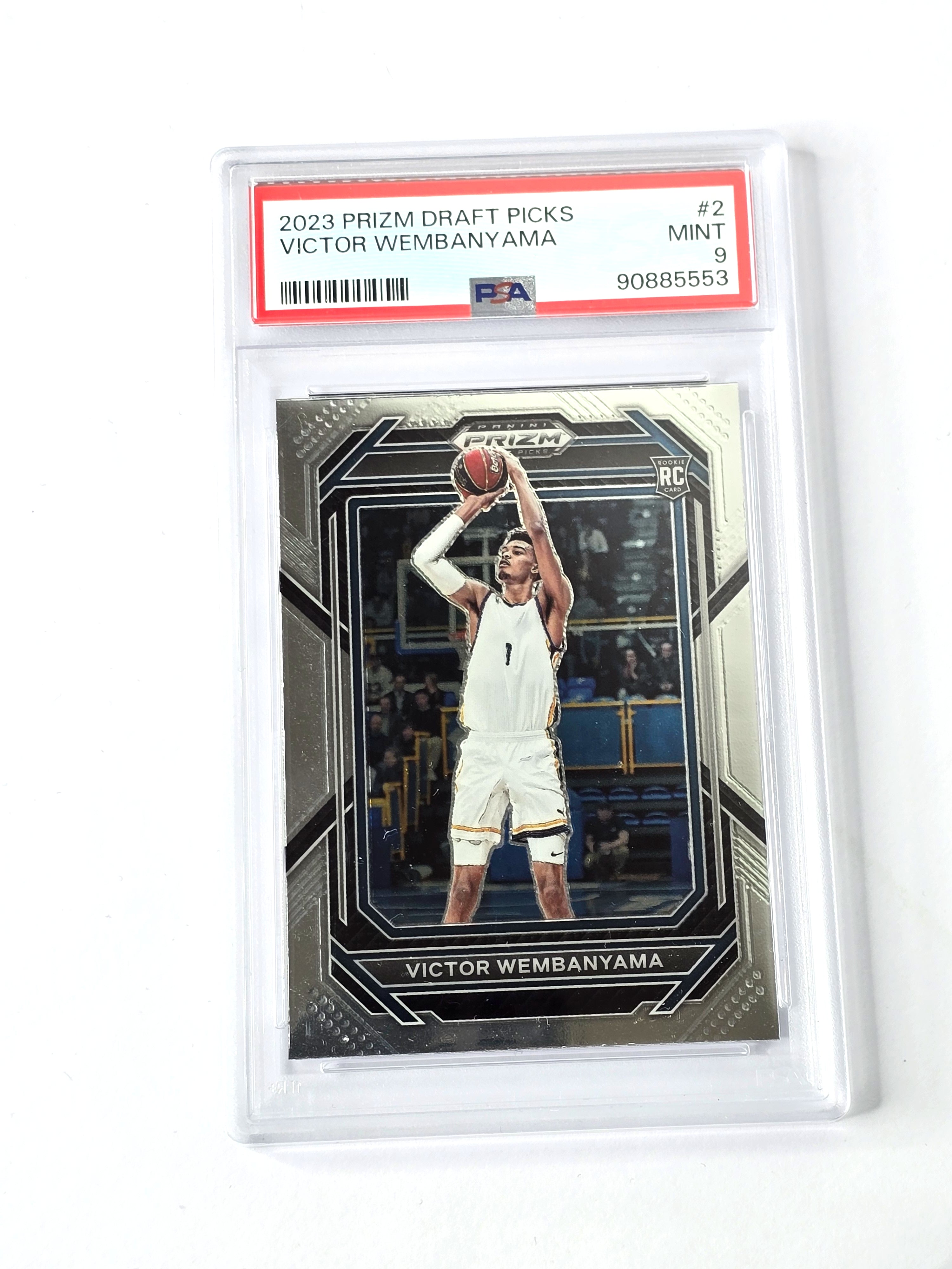 Victor Wembanyama Rookie Basketball Card 2023 Panini Prizm No. 2