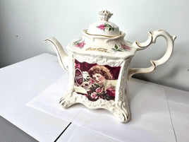 Vintage Coca Cola Tea Pot Crown Dorset Staffordshire Fine Ceramics