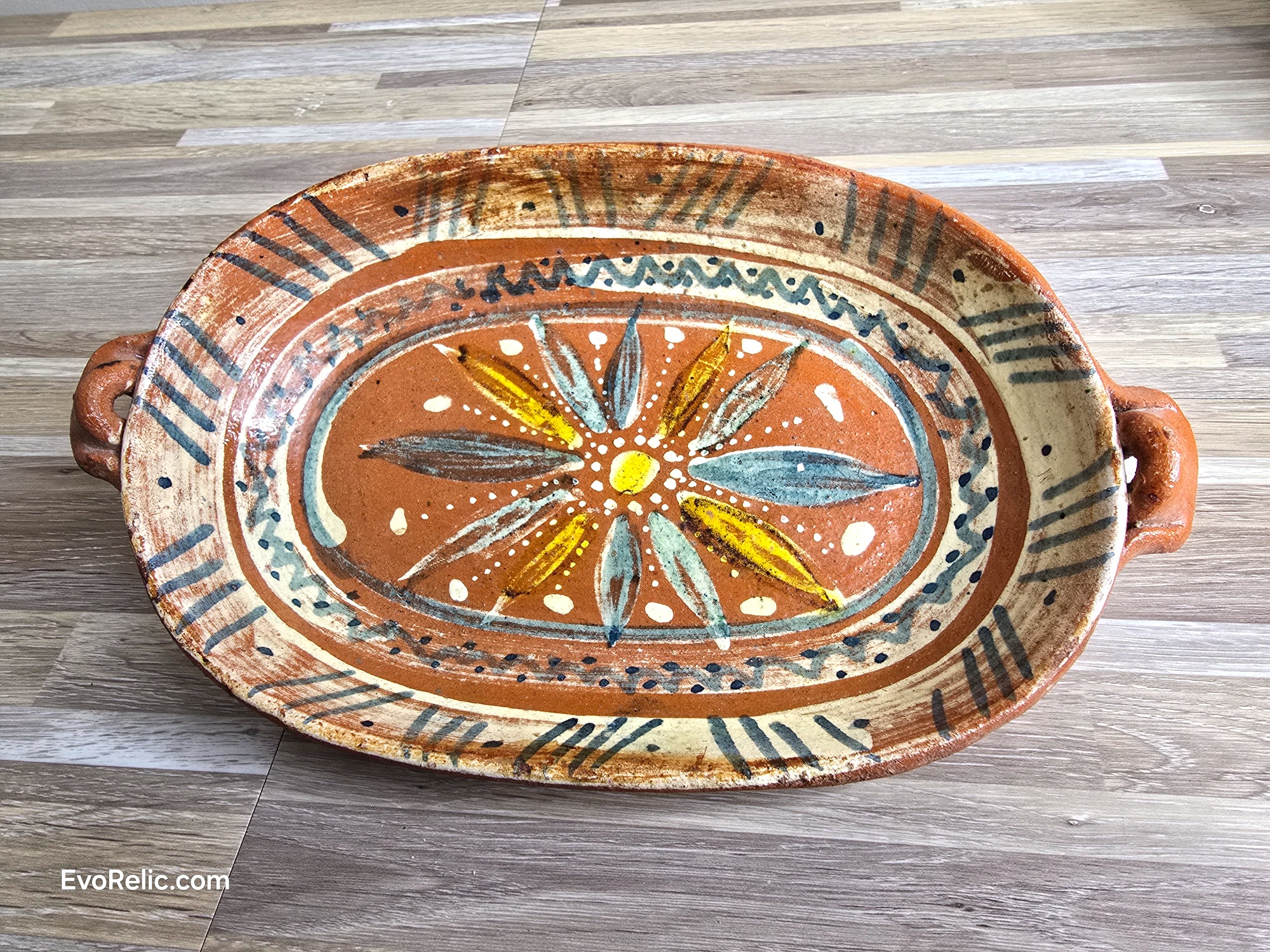 Vintage Native American Pottery Dish