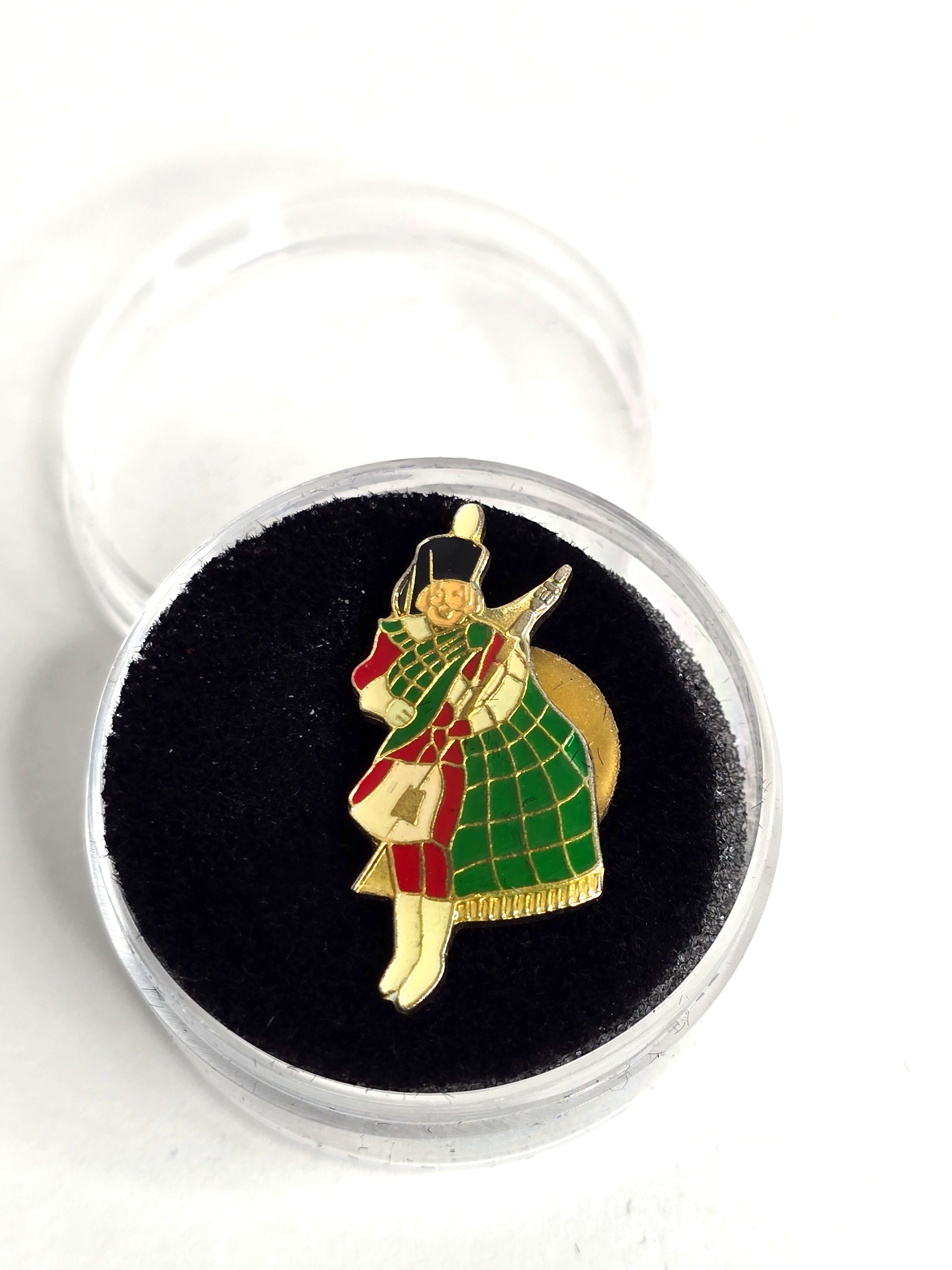 Vintage Scottish Piper Lapel Pin
