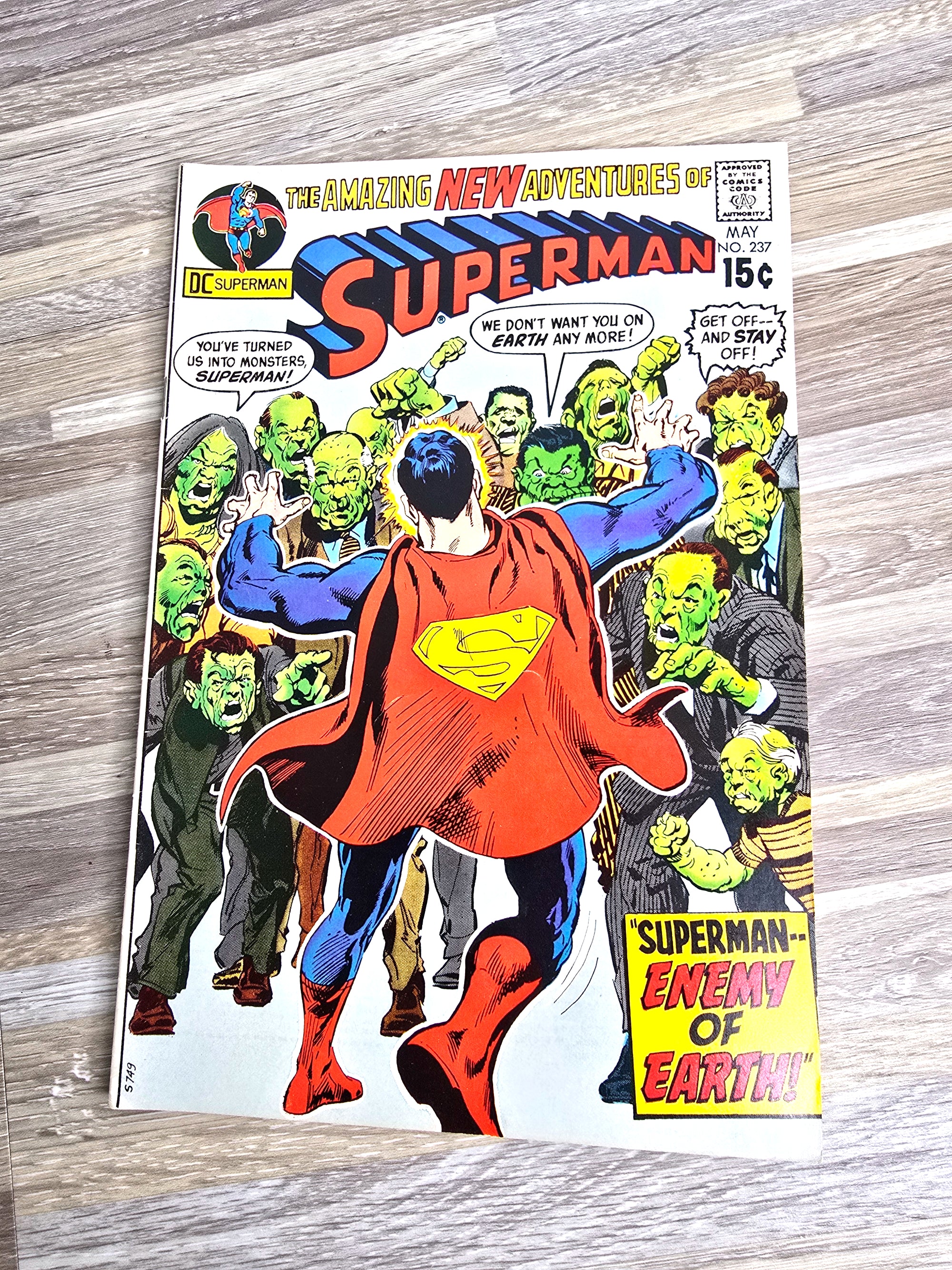 Vintage Superman DC Comics 1971 May No. 237
