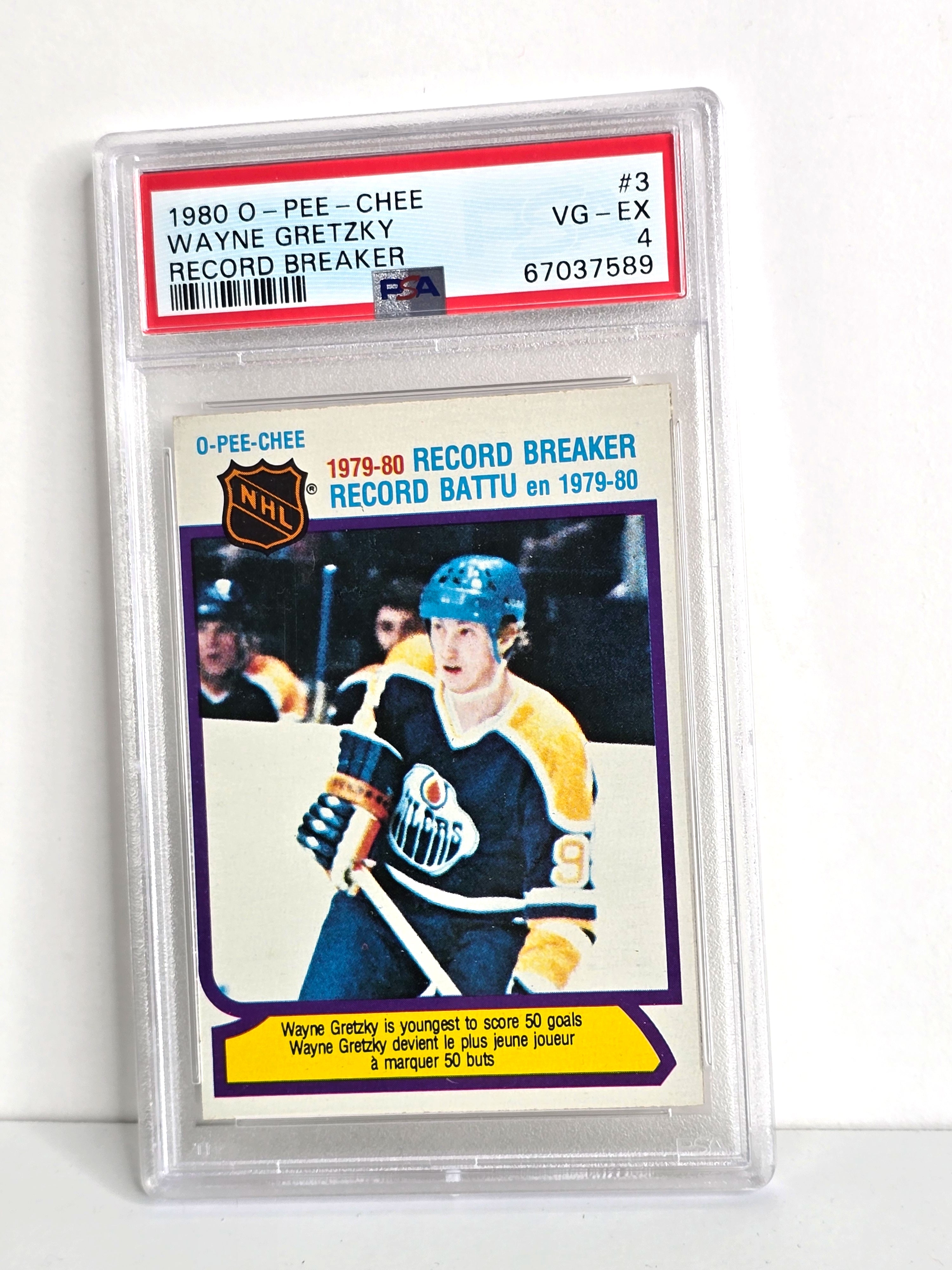Wayne Gretzky NHL Hockey Card 1980 O-Pee-Chee No. 3