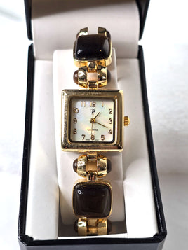 Women's Watch with Pearl Face Quartz