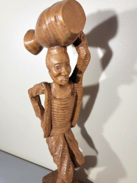 Wood Sculpture African Art Hand Carved