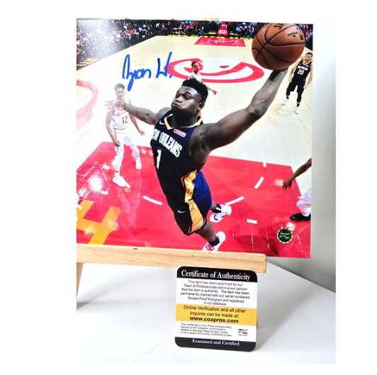 Zion Williamson Autograph NBA Basketball Photo