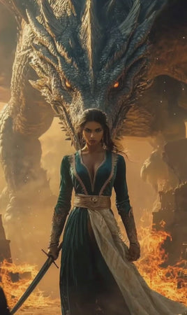 Dragon Queen Video Art Media