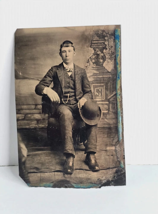1860 Young Gent Tintype Picture